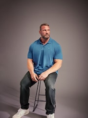 BadRhino Big & Tall Black Washed Denim Jeans - Image 4 of 4