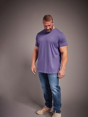 BadRhino Big & Tall Mid Blue Washed Denim Jeans - Image 3 of 4