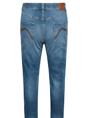 BadRhino Big & Tall Mid Blue Washed Denim Jeans - Image 6 of 6
