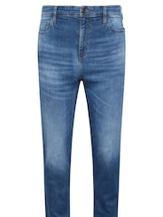 BadRhino Big & Tall Blue Washed Denim Jeans - Image 5 of 6
