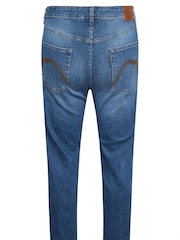 BadRhino Big & Tall Blue Washed Denim Jeans - Image 6 of 6