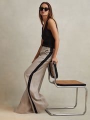 Reiss Black Courtney Scoop Neck Vest - Image 5 of 6