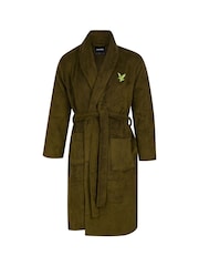 Lyle & Scott Green Jeremy Bathrobe - Image 1 of 3
