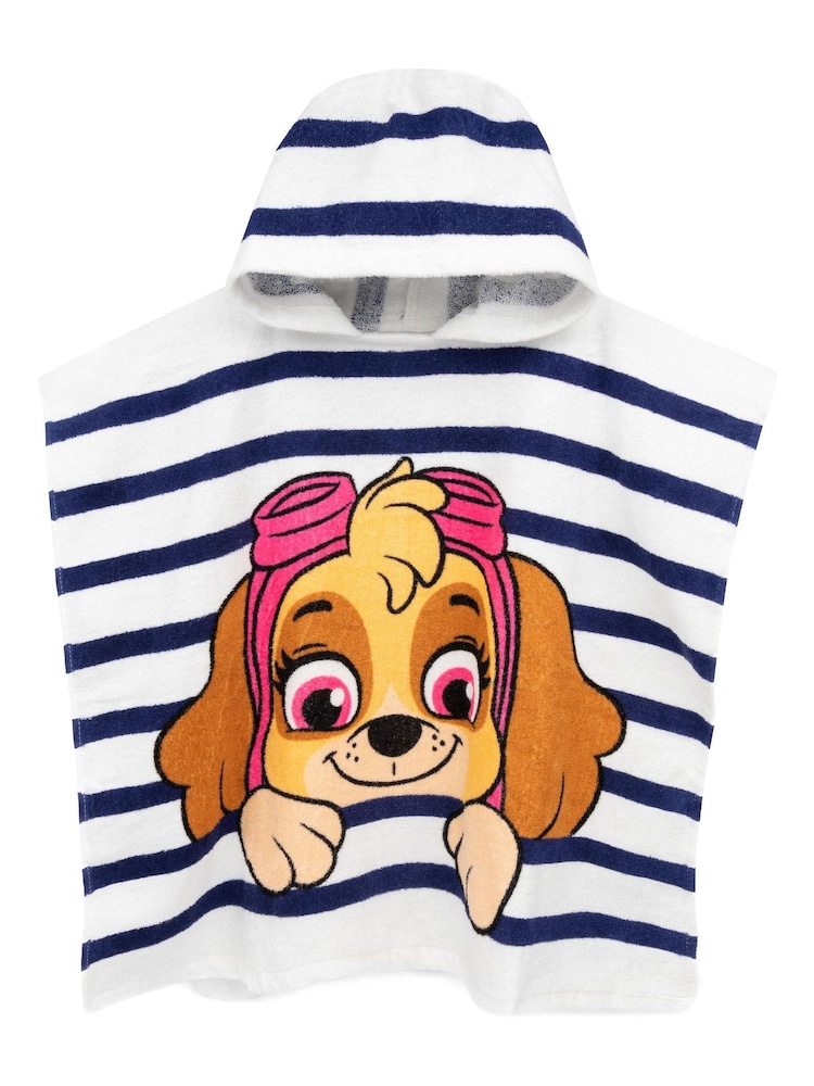 Vanilla Underground Blue Kids Paw Patrol 100% Cotton Towel Poncho - Image 1 of 1