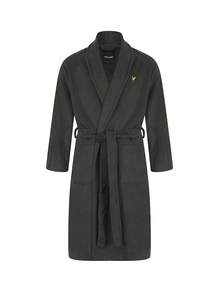 Lyle & Scott Black Lucas Bathrobe - Image 1 of 3