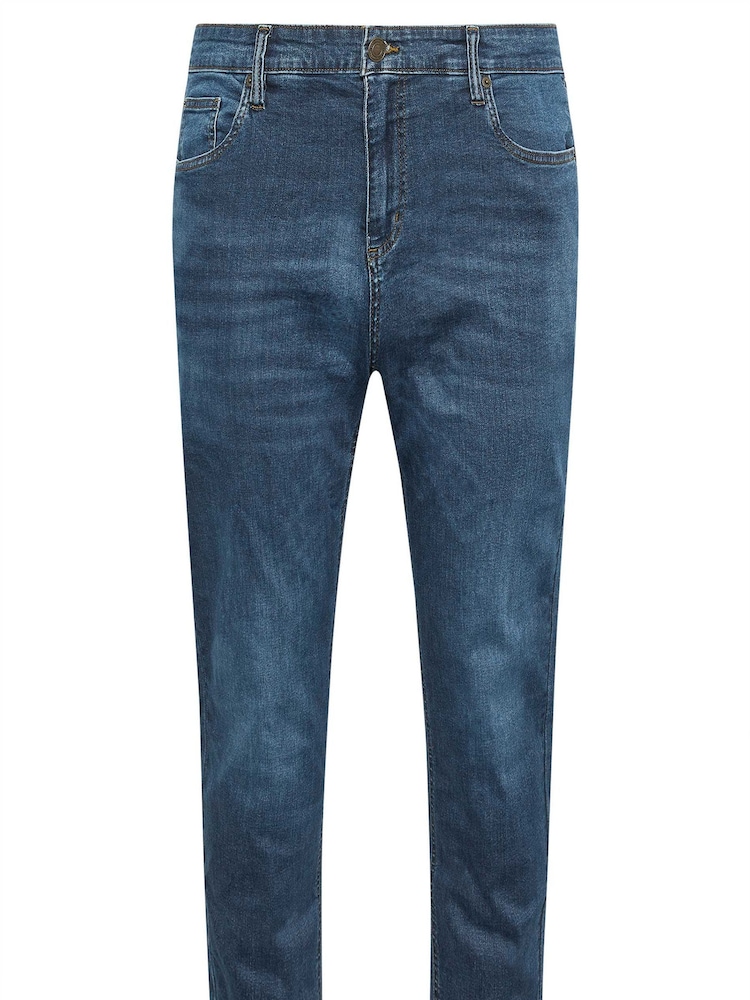 BadRhino Big & Tall Blue Mid Rise Denim Jeans - Image 3 of 4
