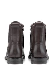 Hotter Brown Regular Fit Surrey Lace-Up/Zip Boots - Image 3 of 4