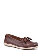 Hotter Brown Bay Slip-On Wide Fit Shoes - Image 2 of 4