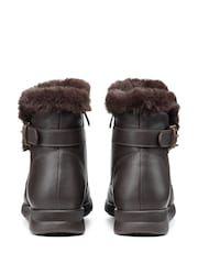 Hotter Brown Millom II Zip Fastening Regular Fit Boots - Image 3 of 4