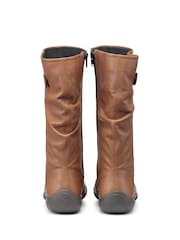 Hotter Brown Derrymore II Zip Fastening X Wide Fit Boots - Image 3 of 4