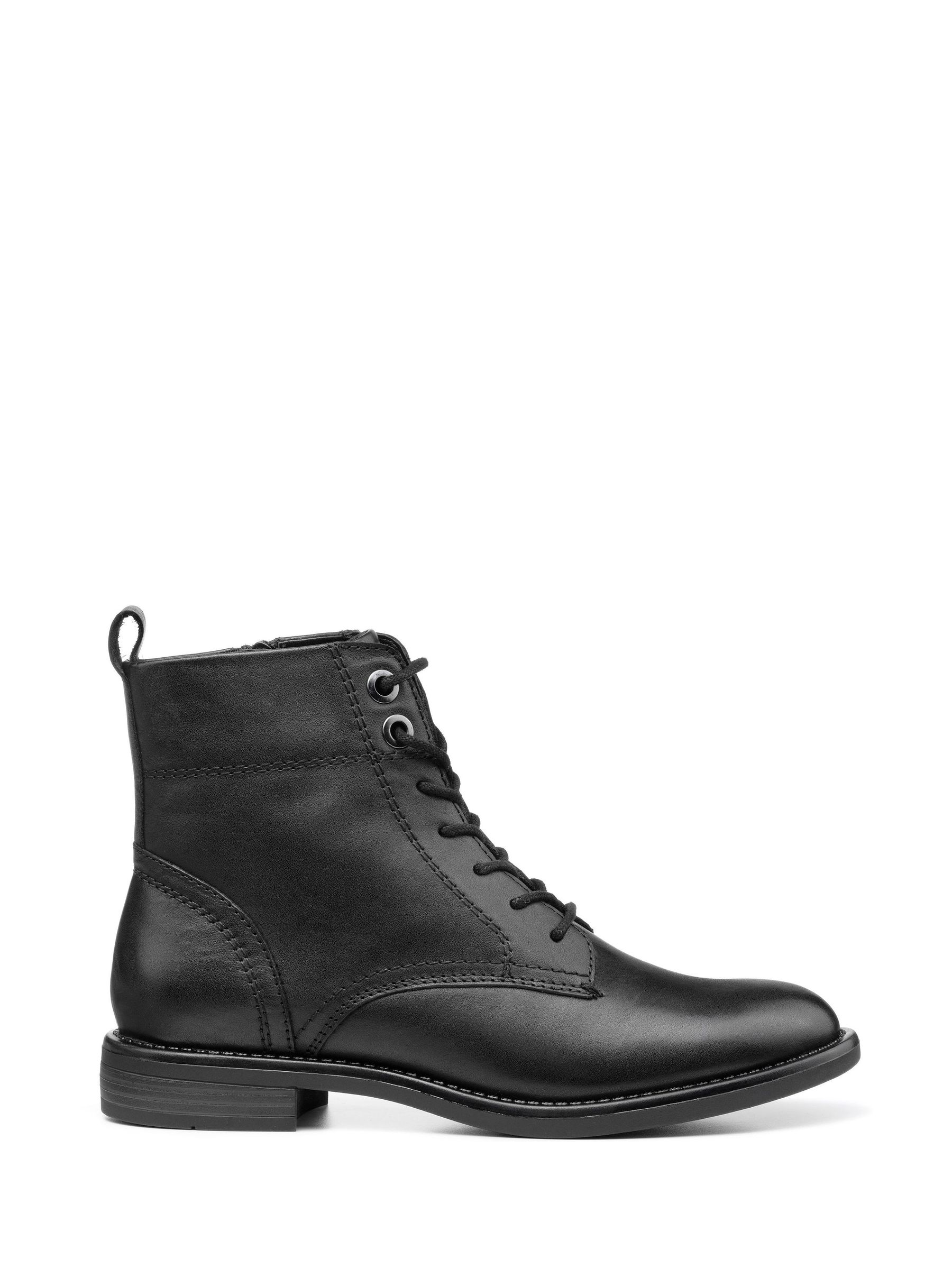 Buy Hotter Black Wide Fit Surrey Lace Up Zip Boots from Next Germany