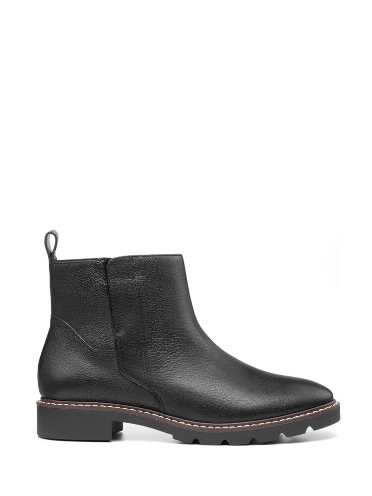 Hotter Black Arya Zip Fastening Regular Fit Boots - Image 1 of 4