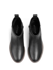 Hotter Black Arya Zip Fastening Regular Fit Boots - Image 4 of 4