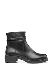 Hotter Black Brooke Zip Fastening Regular Fit Boots - Image 1 of 4