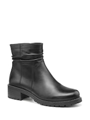 Hotter Black Brooke Zip Fastening Regular Fit Boots - Image 2 of 4