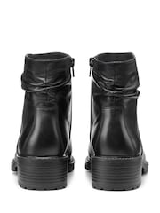 Hotter Black Brooke Zip Fastening Regular Fit Boots - Image 3 of 4