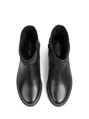 Hotter Black Brooke Zip Fastening Regular Fit Boots - Image 4 of 4