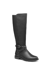 Hotter Black Regular Fit Dana Zip Fastening Boots - Image 2 of 4