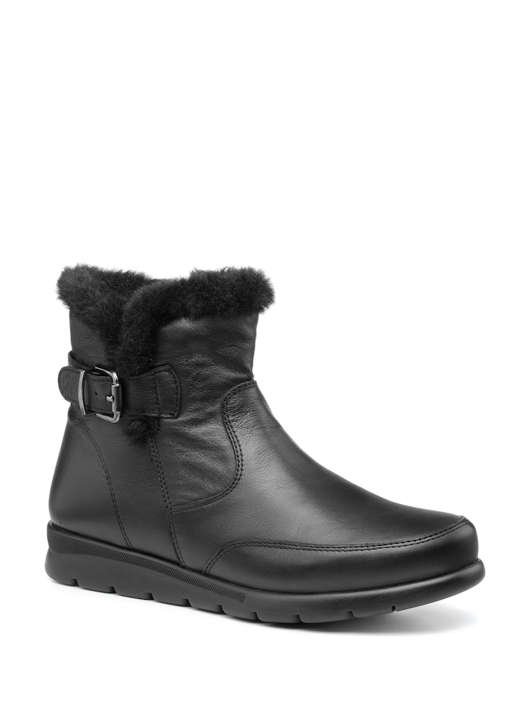 Hotter Black Millom II Zip Fastening Regular Fit Boots - Image 2 of 4