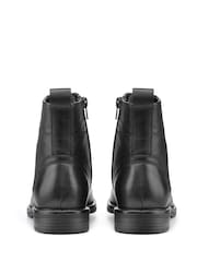 Hotter Black Regular Fit Surrey Lace-Up/Zip Boots - Image 3 of 4