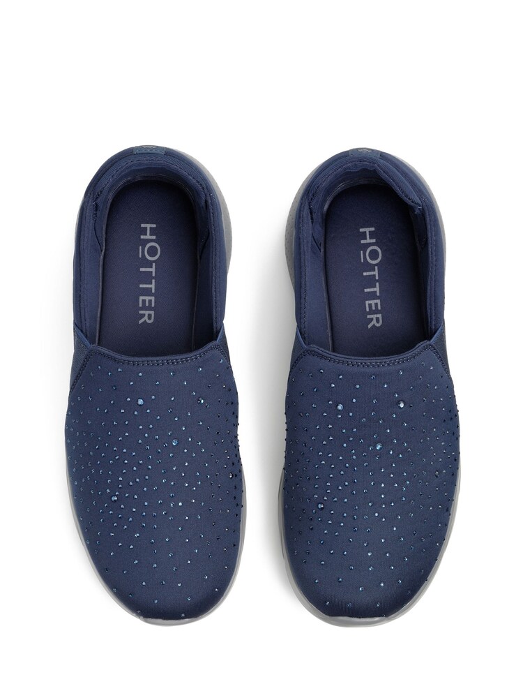 Hotter Blue Sisu Slip-On Regular Fit Shoes - Image 4 of 4
