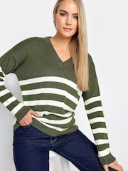 Long Tall Sally Gestreifter Polo-Pullover - Bild 4 von 4