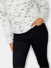 M&Co Black Mid Wash Skinny Jeans - Image 4 of 4