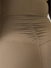 Athleta Beige Salutation Stash Cinch 7/8 Leggings - Image 5 of 5