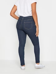 M&Co Blue Dark Mid Wash Skinny Jeans - Image 2 of 5