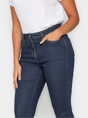 M&Co Blue Dark Mid Wash Skinny Jeans - Image 3 of 5