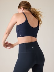 Athleta Blue Elation V Neck Longline Bra D-DD - Image 2 of 5