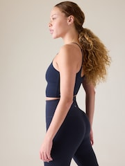 Athleta Blue Elation V Neck Longline Bra D-DD - Image 4 of 5