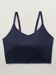 Athleta Blue Elation V Neck Longline Bra D-DD - Image 5 of 5