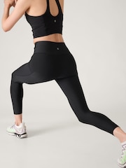 Athleta Black Interval 7/8 Pocket Leggings - Image 2 of 3
