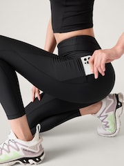 Athleta Black Interval 7/8 Pocket Leggings - Image 3 of 3