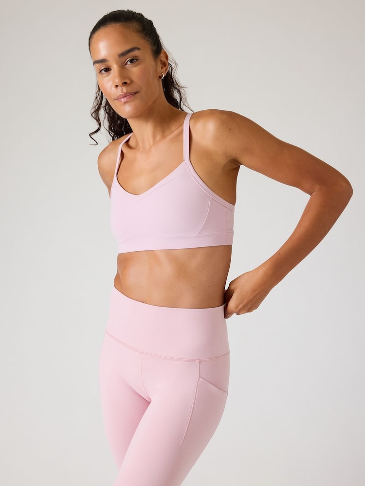 Athleta Pink A-C Cup Vital Sports Bra - Image 1 of 5