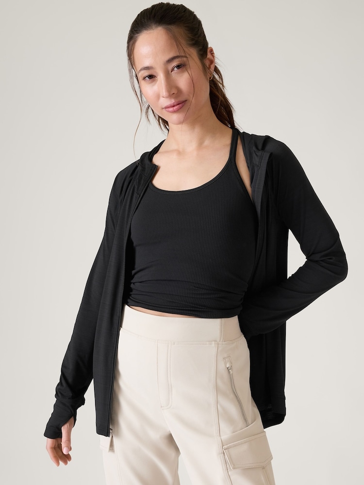 Athleta Black Pacifica Illume Relaxed Jacket - Image 1 of 5 Athleta Black Pacifica Illume Relaxed Jacket - Image 1 of 5
