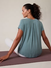 Athleta Green With Ease Rib T-Shirt - Image 3 of 5