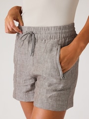 Athleta Beige Retreat Linen Shorts - Image 3 of 5