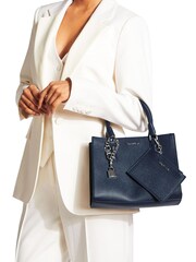 Carvela Blue Mini Latte Bag - Image 4 of 4