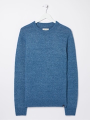 FatFace Blue Lewes Crew Jumper - Image 5 of 5