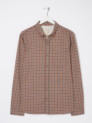 FatFace Burdon Orange Gingham Shirt - Image 5 of 5