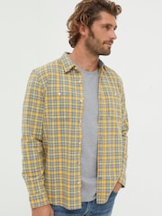 FatFace Yellow Gingham Shirt - Image 1 of 5