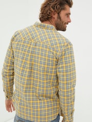 FatFace Yellow Gingham Shirt - Image 2 of 5