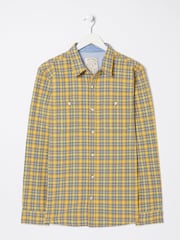 FatFace Yellow Gingham Shirt - Image 5 of 5