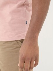 FatFace Pink Woodside Slub Henley T-Shirt - Image 3 of 4