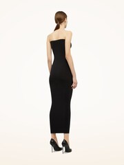 Wolford Black Fatal Bandeu Stretch Midi Dress - Image 2 of 5