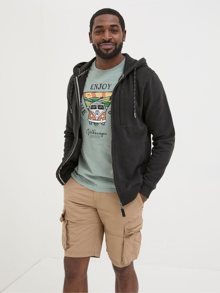 FatFace Brooke Black Zip Through Hoodie - Image 1 of 5