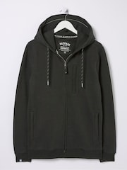 FatFace Brooke Black Zip Through Hoodie - Image 5 of 5