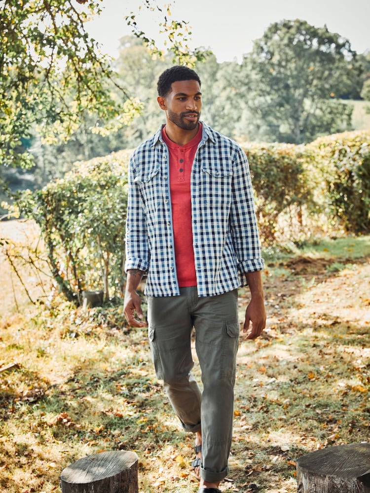 FatFace Blue Buxley Check Shirt - Image 1 of 6